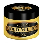 Ficha técnica e caractérísticas do produto Felps Gold Million Desmaia Cabelo Máscara 300g