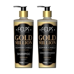 Ficha técnica e caractérísticas do produto Felps Kit Duo Gold Million 2x230 Shampoo E Condicionador