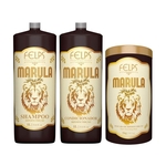 Ficha técnica e caractérísticas do produto Felps Kit Marula Hipernutrição Capilar Shampoo 1l+Condicionador 1l+Mascara 1kg