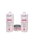 Felps Kit Tratamento Xcolor Shampoo 1L Condicionador 1L Máscara 300g