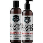 Ficha técnica e caractérísticas do produto Felps Men Shampoo Black Jack 240ml + Shaving Black Jack 240g