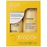 Ficha técnica e caractérísticas do produto Felps Profissional Xrepair Bio Molecular Duo Kit (2 Produtos)