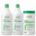 Ficha técnica e caractérísticas do produto Felps Xmix Kit Bamboo Shampoo Condicionador e Máscara de Hidratação 3x1000ml