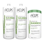 Ficha técnica e caractérísticas do produto Felps Xmix Kit Bamboo Shampoo Condicionador E Máscara De Hidratação 3x1000ml