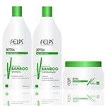Ficha técnica e caractérísticas do produto Felps Xmix Kit Profissional Shampoo, Condicionador e Máscara Extrato de Bamboo