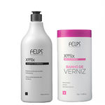 Ficha técnica e caractérísticas do produto Felps Xmix Shampoo Antirresiduo 1L e Máscara Banho de Verniz 1kg