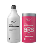 Ficha técnica e caractérísticas do produto Felps Xmix Shampoo Antirresíduo 1L e Máscara SOS Ressurreição Capilar 1kg