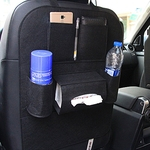 Ficha técnica e caractérísticas do produto Felt Titular Car Backseat Storage Bag Beverage Cup dobr¨¢vel Organizer