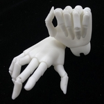 Ficha técnica e caractérísticas do produto Fêmea Aod 1/3 Boneca Articulada Mãos Para Bjd Sd Bonecas Acessórios Pele Branca