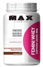 Ficha técnica e caractérísticas do produto Femini Whey (900 G) Max Titanium