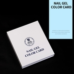 Ficha técnica e caractérísticas do produto  Ferramenta de Manicure Falso Nail Livro Cor Color Display Nail Art cartão da cor polonês Gel prego Color Chart