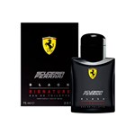 Ficha técnica e caractérísticas do produto Ferrari Black Perfume Masculino Signature Edt 75ml