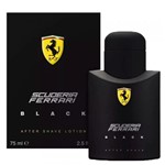 Ficha técnica e caractérísticas do produto Ferrari Scuderia Black After Shave Lotion Locao Pos-barba 75ml