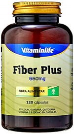 Ficha técnica e caractérísticas do produto Fiber Plus 660mg - 120 Cápsulas - VitaminLife, VitaminLife