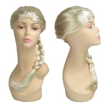 Ficha técnica e caractérísticas do produto Figurino ornamento do partido do miúdo da menina peruca Braid Princesa Cosplay cabelo