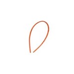 Ficha técnica e caractérísticas do produto Finestra Tiara Vermelha Opaline Fina 0.7cm Largura - 1