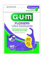 Ficha técnica e caractérísticas do produto Fio Dental Gum Forquilha Flossers Ultra Deslizante C/40