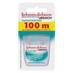 Ficha técnica e caractérísticas do produto Fio Dental Johnson & Johnson Reach Essencial Menta 100 M