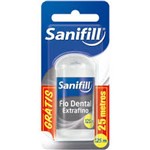 Ficha técnica e caractérísticas do produto Fio Dental Sanifill Extra Fino - 100m+25m