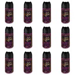 Ficha técnica e caractérísticas do produto Fiorucci Nuit Rose Desodorante Aerosol 170ml (Kit C/12)
