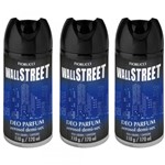 Fiorucci Wall Street Desodorante Aerosol 170ml (Kit C/03)