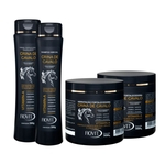 Ficha técnica e caractérísticas do produto Fiovit Crina De Cavalo Kit Com 02 Mascaras 500g + 02 Shampoos 300ml