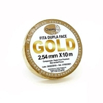 Ficha técnica e caractérísticas do produto FITA DUPLA FACE para Prótese e Lace (10 mt x 2,54 cm) - Gold
