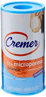 Ficha técnica e caractérísticas do produto Fita Microporosa 10cm X 4,5m, Cremer