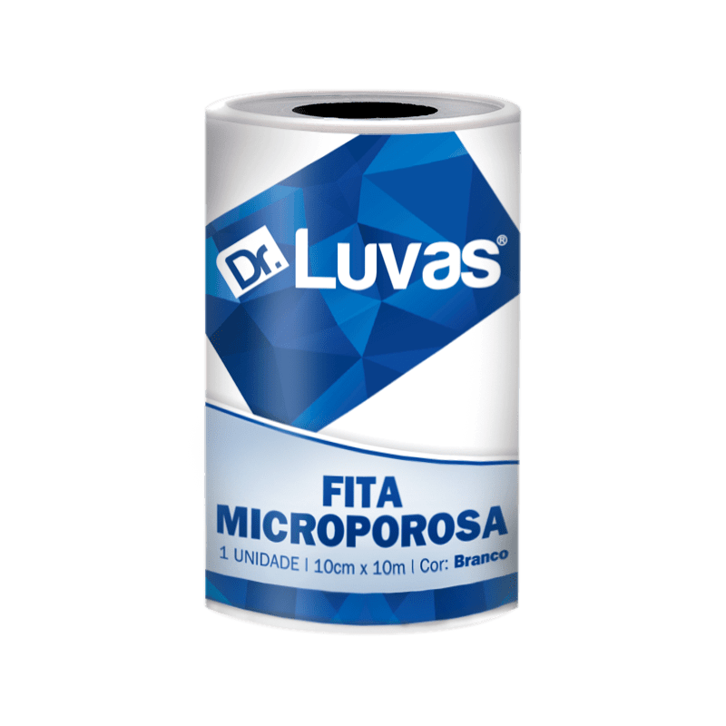 Ficha técnica e caractérísticas do produto Fita Microporosa Branca 10 Cm X 10m - Dr. Luvas