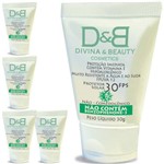Ficha técnica e caractérísticas do produto Five Divina & Beauty Protetor Solar Facial e Corporal FPS30 Vitamina e Hidratante 30g