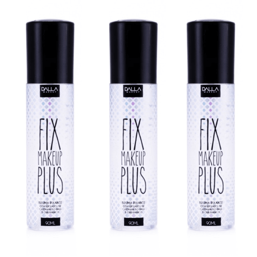 Fix Makeup Plus Fixador de Maquiagem Dalla Makeup Dl039 - Kit C/ 6 Un.