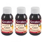 Ficha técnica e caractérísticas do produto Fixed Keratex Óleo de Coco Capilar 60ml (Kit C/03)