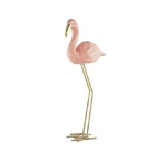 Ficha técnica e caractérísticas do produto Flamingo Em Pé Cerâmica 25,5cmx12cm Mart Collection Rosa