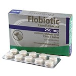 Ficha técnica e caractérísticas do produto Flobiotic 250mg Enrofloxacina Cães 10 Comprimidos - Syntec