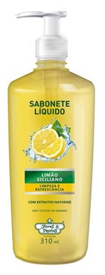 Ficha técnica e caractérísticas do produto Flores e Vegetais Sabonete Líquido Limão Siciliano 310ml
