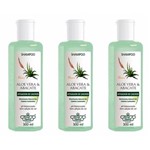 Flores Vegetais Aloe Vera Abacate Shampoo 300ml (Kit C/06)