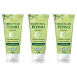 Ficha técnica e caractérísticas do produto Flores & Vegetais Creme Facial de Pepino 100g - Kit com 03