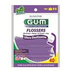 Ficha técnica e caractérísticas do produto Flosser - Fita Dental com Haste 40 Un (Gum)