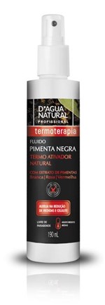 Ficha técnica e caractérísticas do produto Fluido Termo Ativador Pimenta Negra - D'Agua Natural