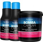 Ficha técnica e caractérísticas do produto For Beauty - Kit Bomba Capilar Ultra Concentrado C/Mascara 1 Kilo