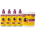 Ficha técnica e caractérísticas do produto For Beauty Linha Cachos Curls Kit com Máscara 1kg (5 Itens)