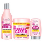 Ficha técnica e caractérísticas do produto Forever Desmaia Cabelo Kit- Máscara + Shampoo +Leave-in Kit