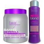 Ficha técnica e caractérísticas do produto Forever Liss Banho De Perola 1kg + Mega Blond 500ml
