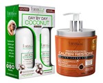 Forever Liss Cauter Restore 500g + Kit Day By Day Coconut