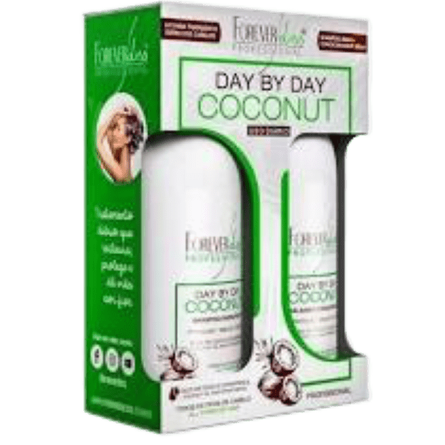 Ficha técnica e caractérísticas do produto Forever Liss Day By Day Coconut Shampoo e Condicionador 300ml