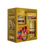 Ficha técnica e caractérísticas do produto Forever Liss Kit Banho de Verniz Shampoo 300ml Máscara 250g