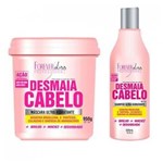 Ficha técnica e caractérísticas do produto Forever Liss Kit Desmaia Cabelo Shampoo 500ml + Mascara 950g