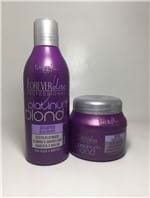 Ficha técnica e caractérísticas do produto Forever Liss Platinum Blond Kit Manutenção Desamarelador Shampoo e Más...