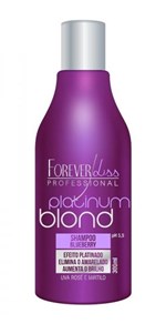Ficha técnica e caractérísticas do produto Forever Liss Platinum Blond - Shampoo Matizador Blueberry 300ml