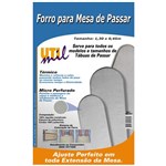 Ficha técnica e caractérísticas do produto Forro Metalizado para Tábua de Passar Roupas Único1,30 X 0,45m - Utimil